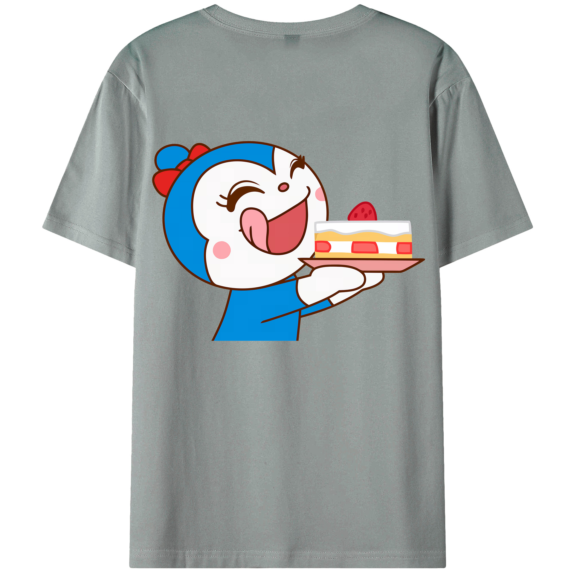 （画像用） アンパンマン Anpanman 綿100％ メンズ半袖Tシャツ（バックプリント） 通気性